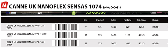 sensas 1074 up pack