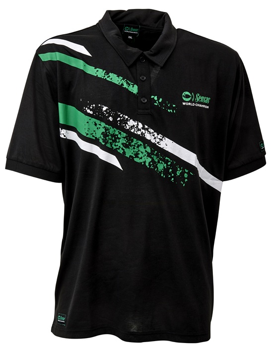 sensas POLO STRIPES SCHWARZ 