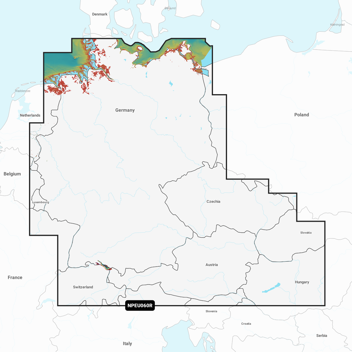 Garmin Navionics Vision+ Seekarte – NVEU060R Deutschland