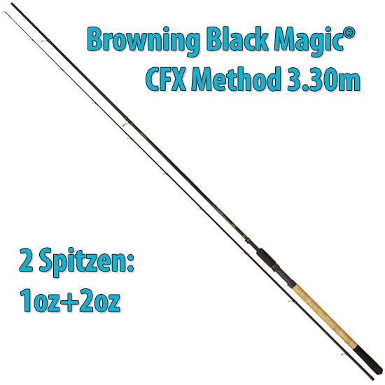 BROWNING Black Magic® CFX Method 3,30m 10g 50g by TACKLE-DEALS !!! 