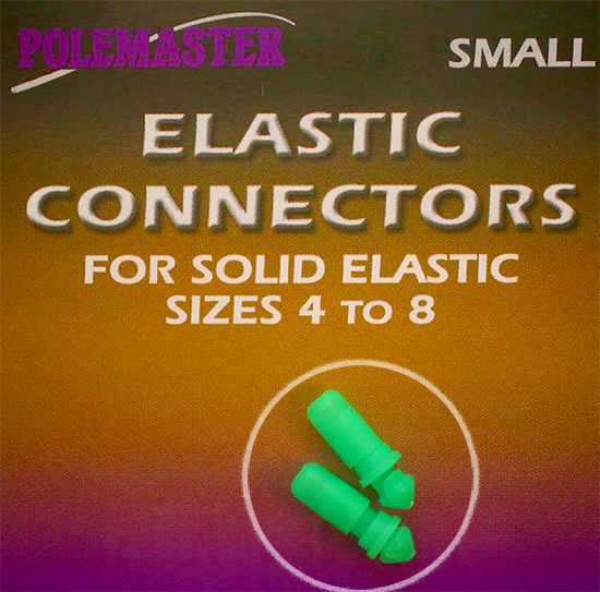 drennan Pole Elastic Connectors , Small 