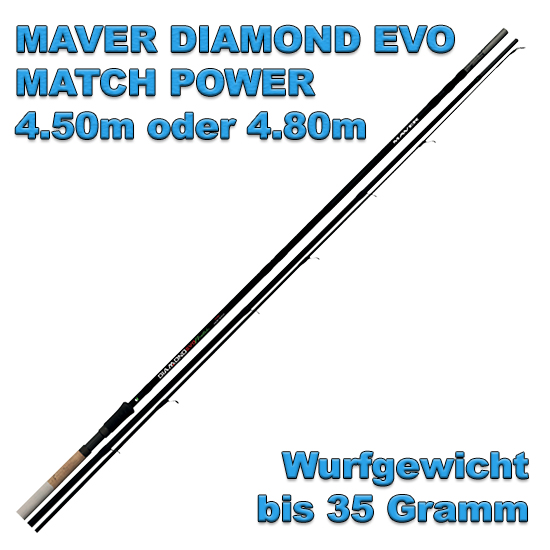 Maver DIAMOND EVO MATCH POWER 4,5M 18-30G