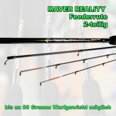 Maver Reality Feederrute 3.60m, 80 Gramm Wurfgewicht, Abverkauf