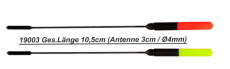 Wechselantennen für Exner Waggler Set 3cm x 4mm, 10 Stück