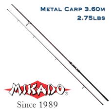 MIKADO METAL CARP 3.60m, 2.75lbs, Karpfenrute