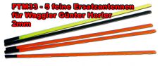 Hohlantennen für FTM33 Waggler (Günter Horler) 5 Stück