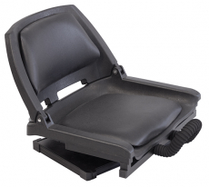 Rive schwarzer Drehsitz für Sitzkiepen, mit Rutenansatzblock, Modell 2024