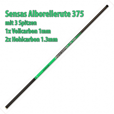 Sensas Speedfischrute Alborella Record 375, 3m bis 6m, 3 Spitzen