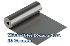 Wickelblei 2x 10 Gramm - 10cm x 2cm
