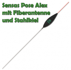 Sensas Pose Alex mit Fiberantenne + Stahlkiel 0.3-1.5 Gramm, Abverkauf