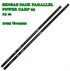 SENSAS PACK PARALLEL POWER CARP 95 13m Pack 3+1 Kits, 1095 Gramm