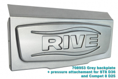 Rive Grey backplate + pressure attachement for RX Station 708961