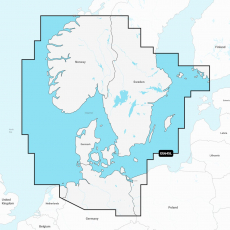 Navionics+ EU645L Skagerrak und Kattegat