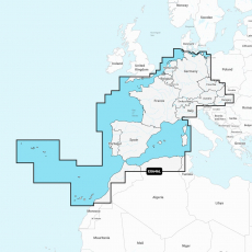 Navionics+ EU646L Deutschland, Benelux, Frankreich, Spanien, Portugal, Azoren, Afrika Nordwest