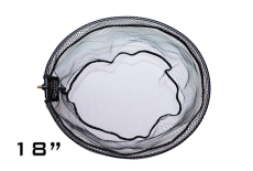 Drennan Kescherkopf gummiert - Acolyte Silverfish 18in (46cm) Hakenresistent, 5mm Masche