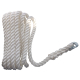 LALIZAS CABO Rope for chain rode use, three strand with connection, Nylon, White