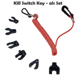 Killschalter-Schlüssel Set mit Schlüsselband, 6 Keys