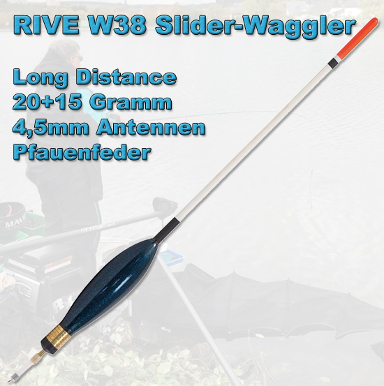 Rive Slider-Waggler W38 20+15 Gramm